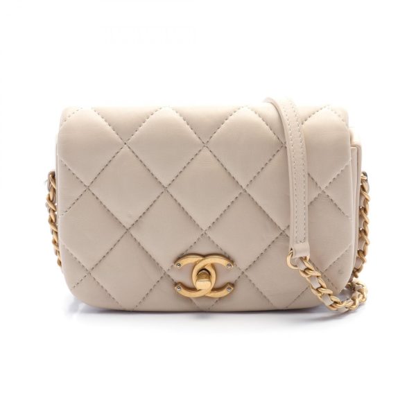 2101217870788 1 Chanel Matelasse Shoulder Bag Ivory