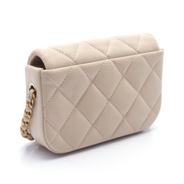 2101217870788 2 Chanel Matelasse Shoulder Bag Ivory