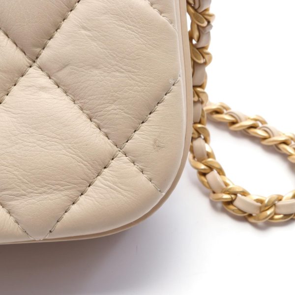 2101217870788 5 Chanel Matelasse Shoulder Bag Ivory