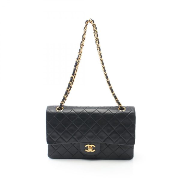 2101217872461 1 Chanel Matelasse Shoulder Bag Lambskin Black