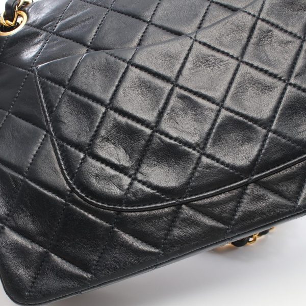 2101217872461 6 Chanel Matelasse Shoulder Bag Lambskin Black