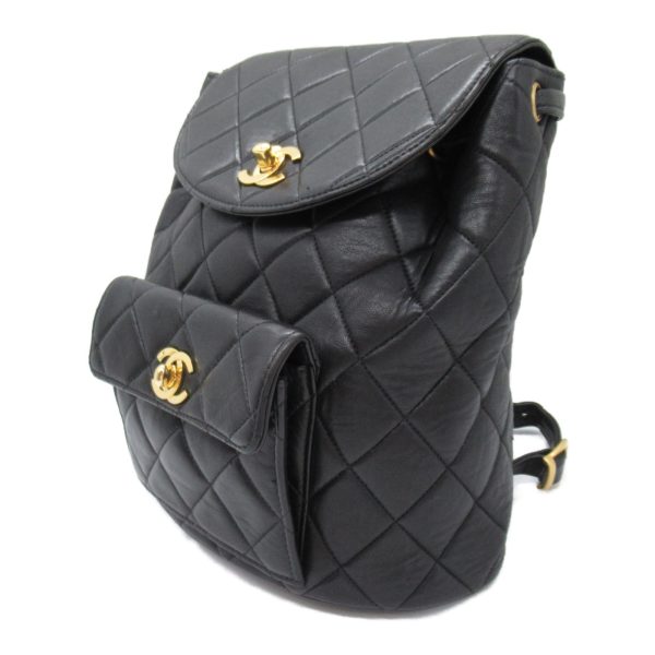 2101217884327 8 Chanel Matelasse Rucksack Backpack Black