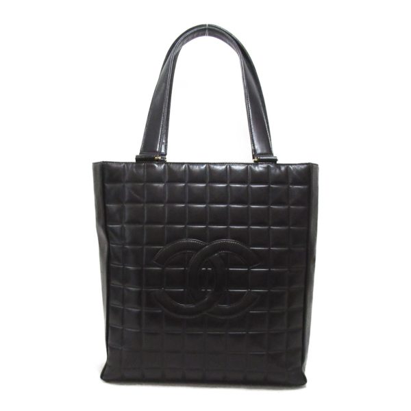 2101217884587 2 Chanel Chocolate Bar Tote Lambskin Black