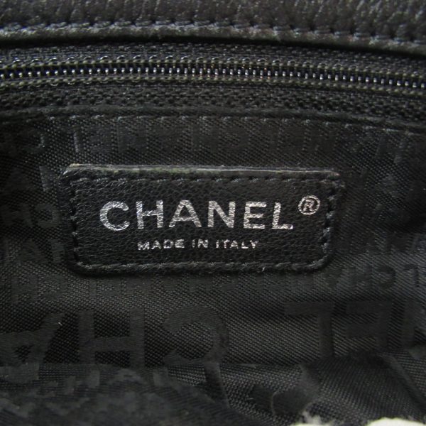 2101217884808 10 Chanel 255 Tote Caviar Skin Black