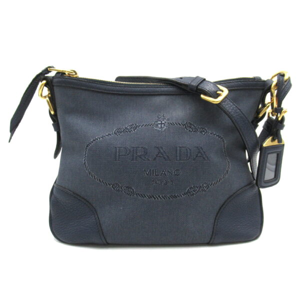 2101217886390 1 Prada Denim Shoulder Bag Blue