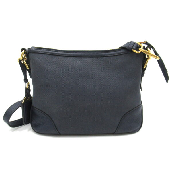 2101217886390 2 Prada Denim Shoulder Bag Blue