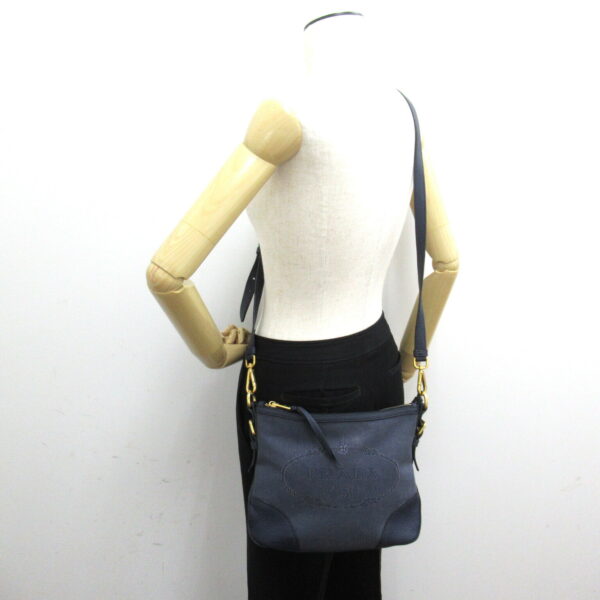 2101217886390 5 Prada Denim Shoulder Bag Blue