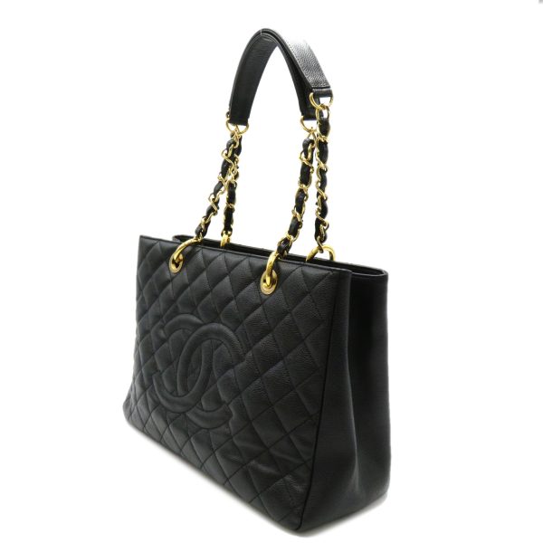 2101217886635 3 Chanel GST Tote Caviar Skin Black