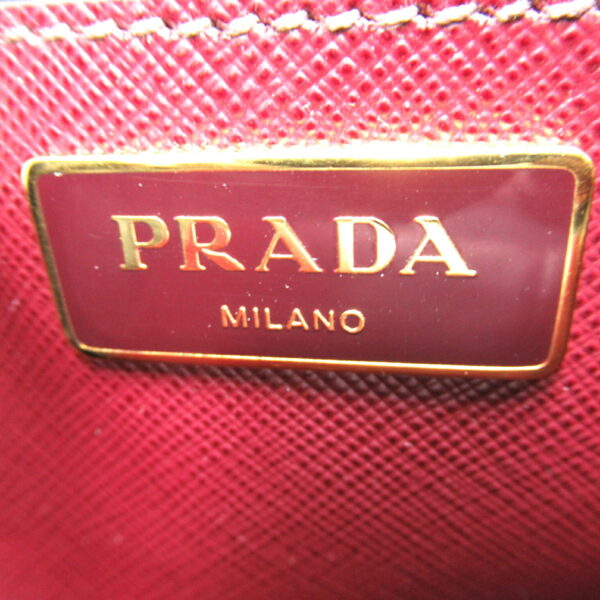 2101217887311 7 Prada 2WAY Saffiano Shoulder Bag BordeauBlack