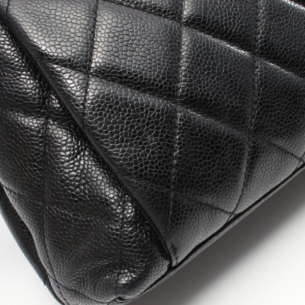 2101217888646 9 Chanel Matelasse Shoulder Bag Caviar Skin Black