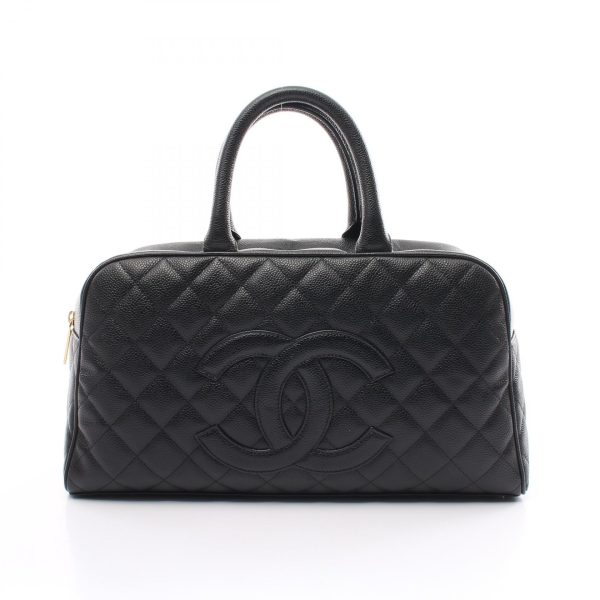 2101217891646 1 Chanel Matelasse Handbag Caviar Skin Black