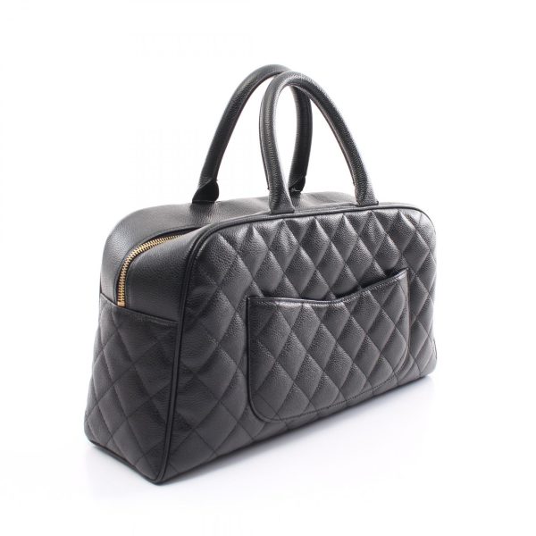 2101217891646 2 Chanel Matelasse Handbag Caviar Skin Black