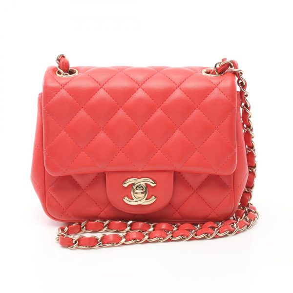 2101217894036 1 Chanel Mini Matelasse Shoulder Bag Lambskin Pink