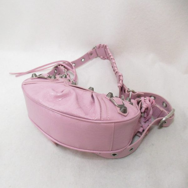 2101217896382 5 BALENCIAGA Le Cagoule XS Shoulder Bag Lambskin Sheep Pink