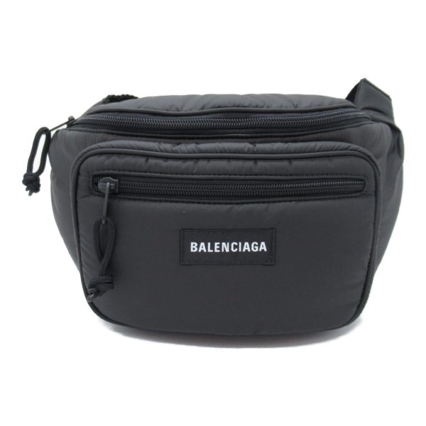 2101217899093 2 Balenciaga Waist Bag Body Bag Polyurethane Black