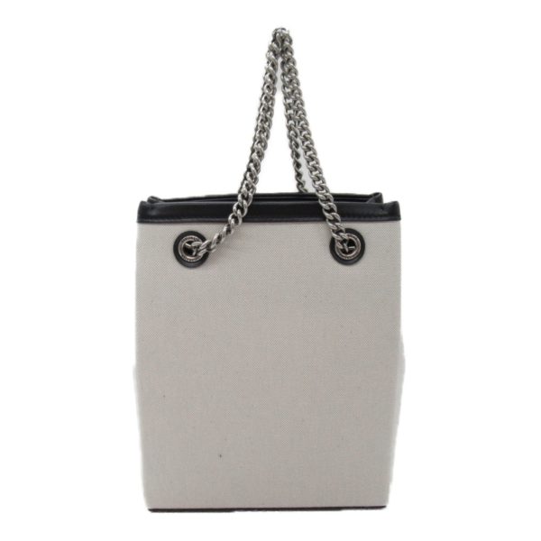 2101217899345 4 Balenciaga 2way shoulder bag cotton white