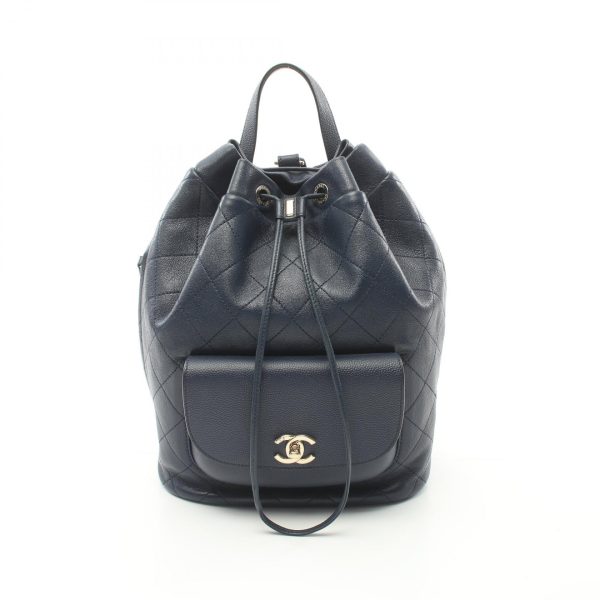 2101217907330 1 Chanel Matelasse Rucksack Backpack Blue