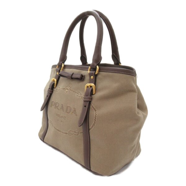 2101217918794 4 Prada 2WAY Nylon Tote Bag Beige Brown