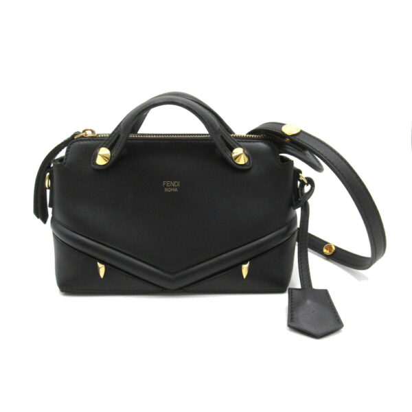 2101217921688 1 Fendi Visaway Small 2Way Shoulder Bag Black