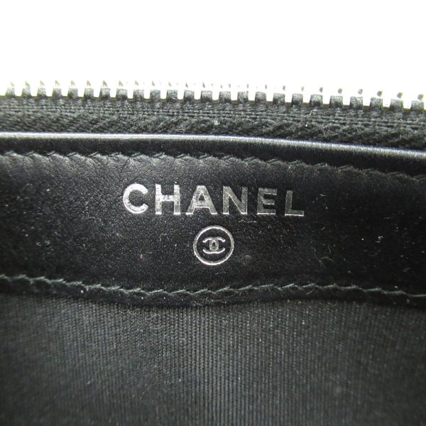 2101217921862 7 Chanel Deauville Line Wallet Shoulder Bag Black