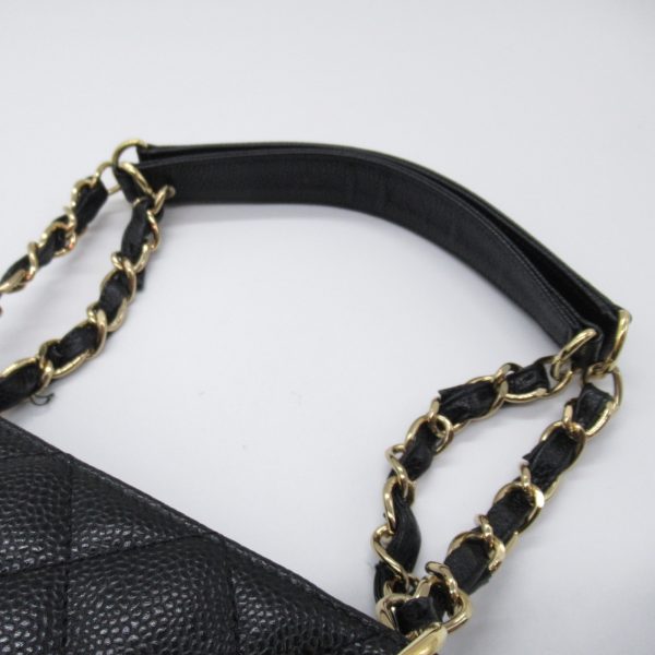 2101217927895 11 Chanel PST Tote Caviar Skin Black