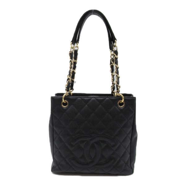 2101217927895 5 Chanel PST Tote Caviar Skin Black