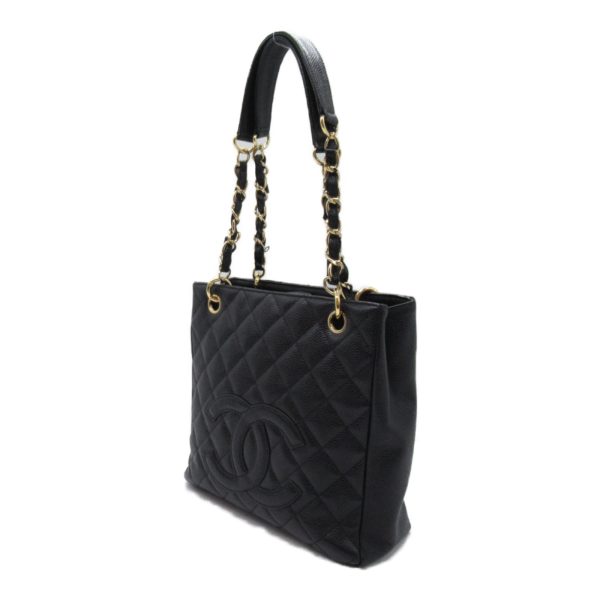 2101217927895 6 Chanel PST Tote Caviar Skin Black