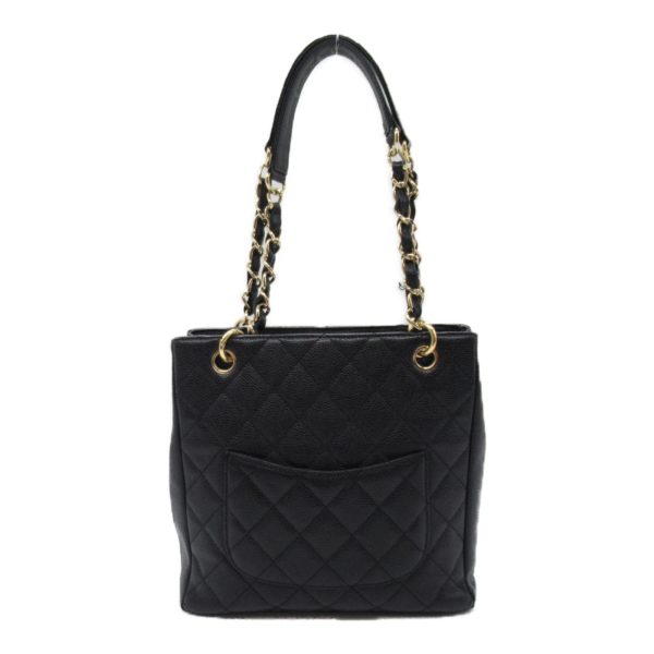 2101217927895 7 Chanel PST Tote Caviar Skin Black