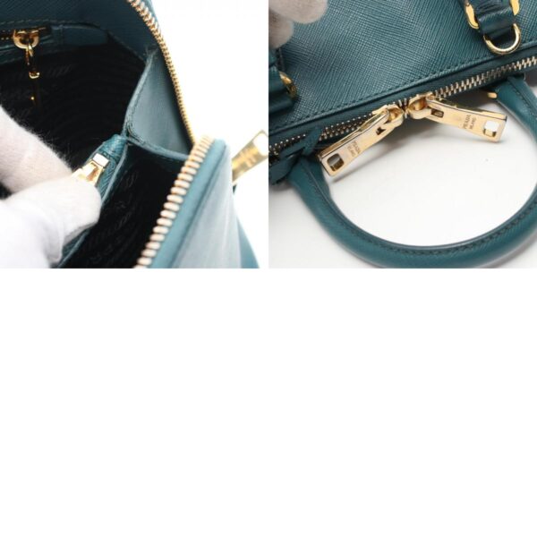 2101217928434 10c Prada Saffiano LuHandbag Green