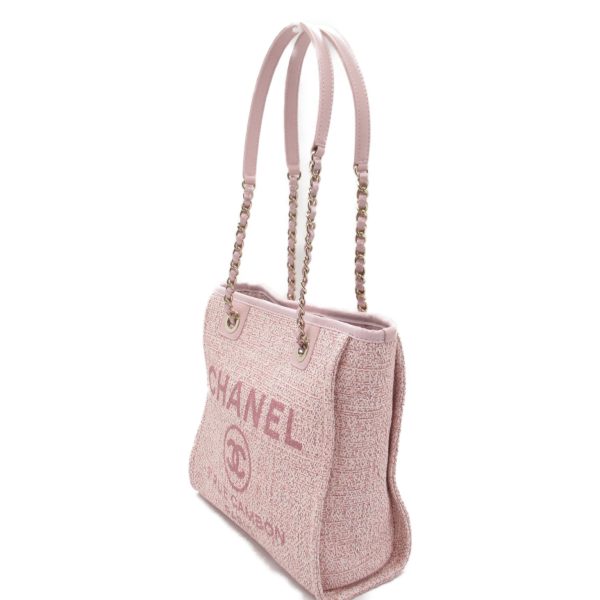 2101217932219 3 Chanel Deauville 2Way Tote PM Tote Bag Pink