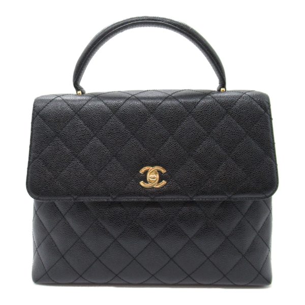 2101217932318 4 Chanel Matelasse Handbag Caviar Skin Black