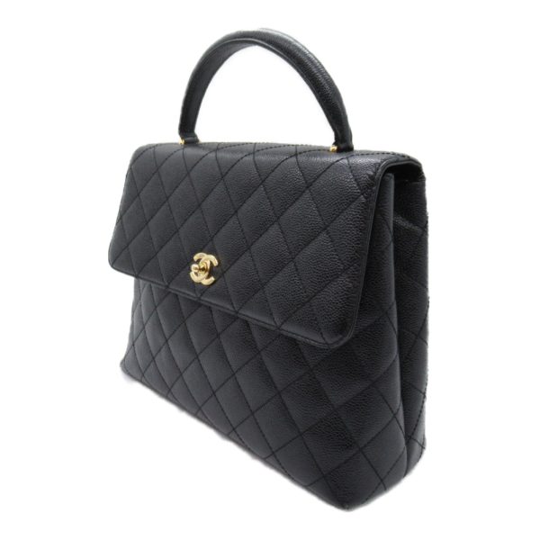 2101217932318 5 Chanel Matelasse Handbag Caviar Skin Black