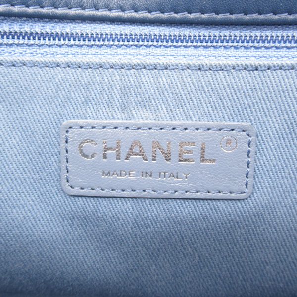 2101217953894 06 Chanel Chain Shoulder Bag Denim Blue