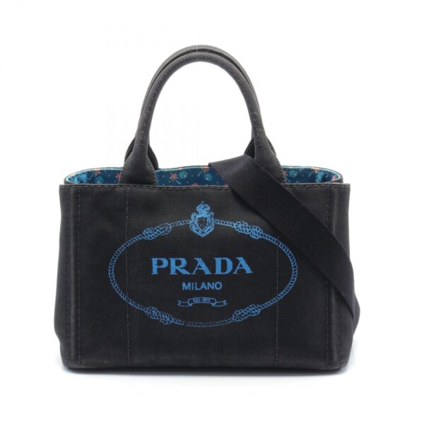 2101217956901 1 Prada Canapa Tote Bag Black