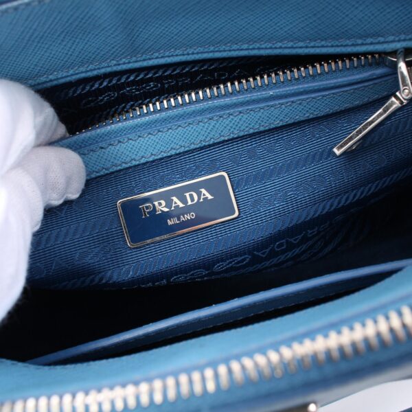 2101217970907 4 Prada Saffiano LuGalleria Handbag Blue