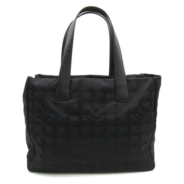 2101217973137 1 Chanel Line Tote MM Tote Bag Nylon Black