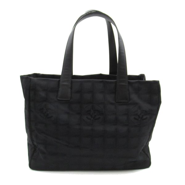 2101217973137 2 Chanel Line Tote MM Tote Bag Nylon Black