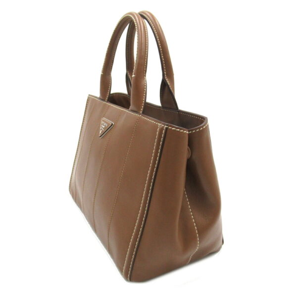 2101217975407 3 Prada Kanapa Calf Tote Bag Brown