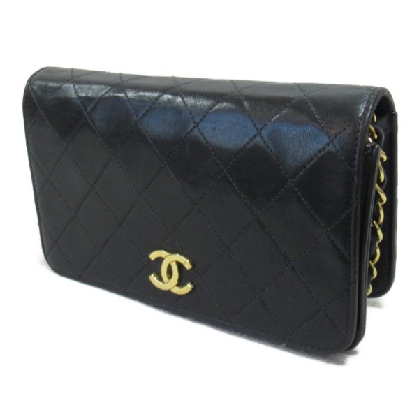 2101217977579 4 Chanel Mini Matelasse Push Lock Chain Bag Lambskin Black