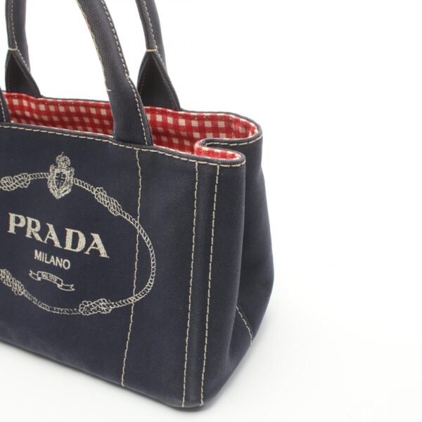 2101217980340 7 Prada Canapa Tote Bag Blue