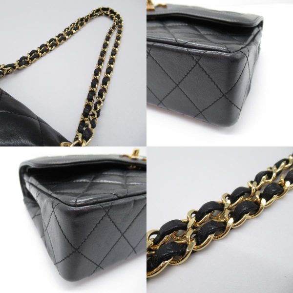 2101217984249 10c Chanel Paris Matelasse Chain Shoulder Bag Black