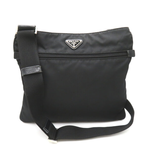 2101217989251 1 Prada Nylon Shoulder Bag Black