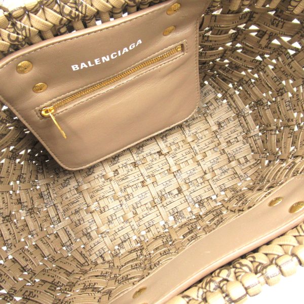 2101217989411 8 BALENCIAGA Bistro XS 2WAY tote bag brown