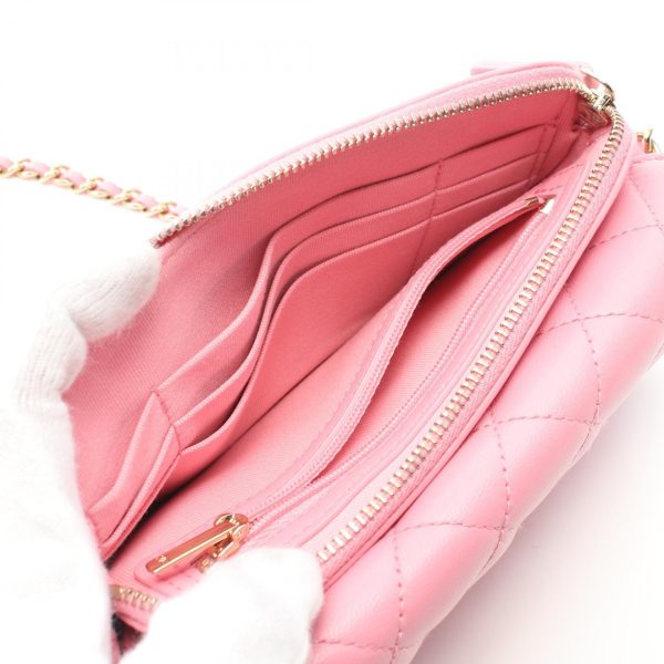 2101217990844 4 Chanel Matelasse Chain Phone Case Wallet Bag Pink