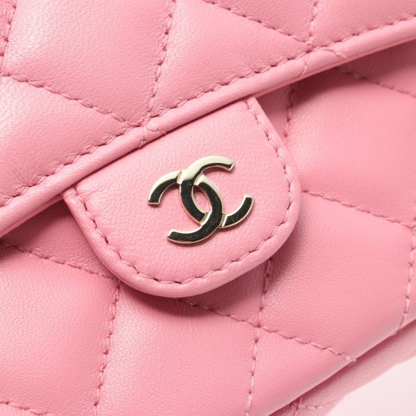 2101217990844 6 Chanel Matelasse Chain Phone Case Wallet Bag Pink