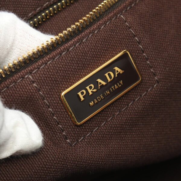 2101217990899 4 Prada Canapa Tote Bag Brown Beige