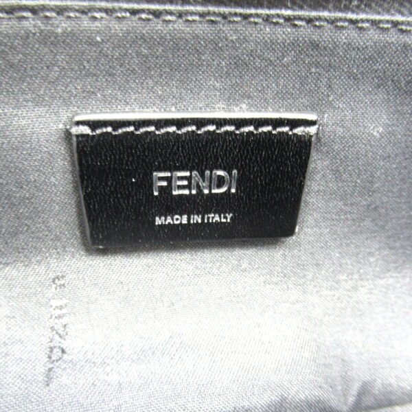 2101218000993 7 Fendi Mamma Bucket Nylon Shoulder Bag Khaki Black