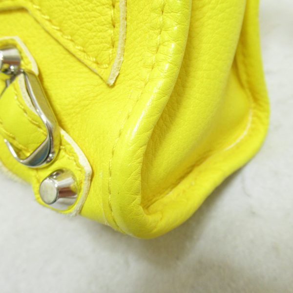 2101218005042 6 BALENCIAGA Mini City Shoulder Bag Yellow