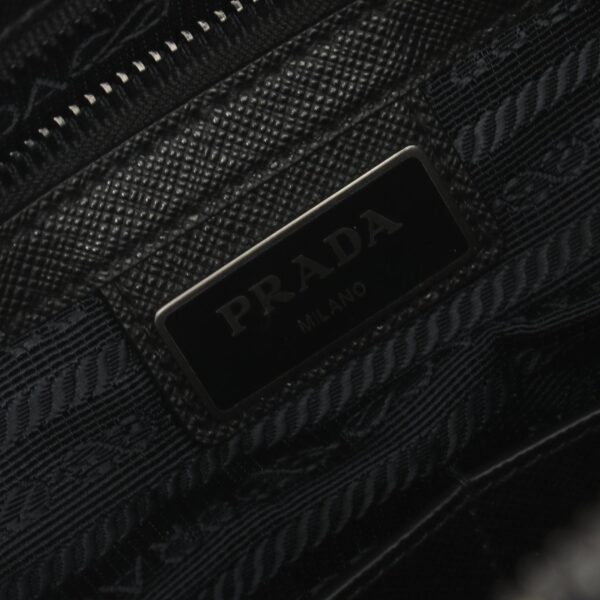 2101218005141 4 Prada Nylon Saffiano Shoulder Bag Black