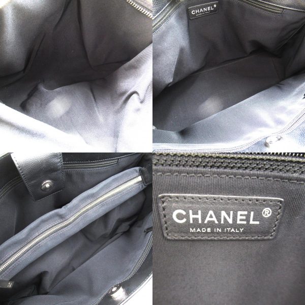 2101218019209 8c Chanel Executive Tote Bag Caviar Skin Black